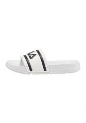 Sandały FILA MORRO BAY SLIPPER Biały. Białe sandały Fila, bez wzorów, z materiału, bez obcasa, bez zapięcia. Za 93.90 zł.