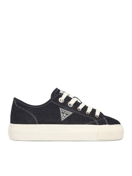 Guess Jeans Tenisówki CWBEO-GJ202505162 Granatowy. Niebieskie trampki Guess Jeans, z aplikacjami, z jeansu, bez zapięcia. Za 199.99 zł.