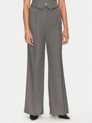 Morgan Spodnie palazzo 251-PANIS.F Szary Wide Leg. Szare spodnie materiałowe Morgan, bez wzorów, z materiału. Za 199.99 zł.