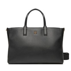 Torebka Tommy Hilfiger. Niebieskie shopper TOMMY HILFIGER, bez wzorów, bez dodatków. Za 629.99 zł.