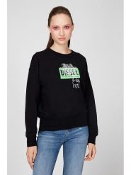 Diesel Clothes Bluza w kolorze czarnym rozmiar: XXS. Czarne bluzy Diesel Clothes, xxs, bez wzorów, z bawełny, bez kaptura. Za 294.45 zł.