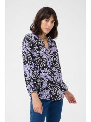 Kaffe Bluzka w kolorze czarnym rozmiar: 36. Czarne bluzki Kaffe, s, bez wzorów, z wiskozy, klasyczne, bez kołnierzyka, bez ramiączek. Za 78.99 zł.