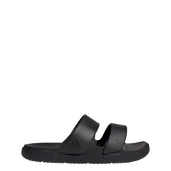 Sandały Znscape. Czarne sandały Adidas, bez wzorów, bez obcasa, bez zapięcia. Za 229.00 zł.