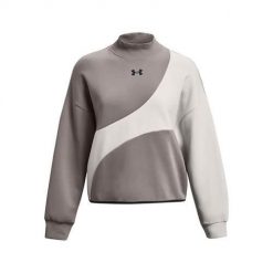 Bluza sportowa damska Under Armour Unstoppable Flc Crop Crew. Szare bluzy Under Armour, l, bez wzorów, bez kaptura. Za 558.00 zł.