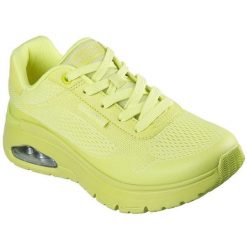 Adidasy Skechers Uno Flex - Spring On, Kobiety. Zielone obuwie sportowe Skechers, bez zapięcia. W wyprzedaży za 390.00 zł.