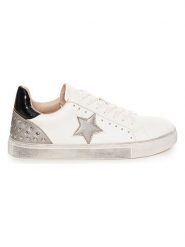 Twinset Sneakersy w kolorze srebrno-białym rozmiar: 37. Białe trampki Twinset, bez wzorów, bez zapięcia. Za 180.49 zł.