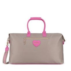 Torba weekendowa Juicy Couture. Brązowe torby podróżne Juicy Couture, bez wzorów. Za 369.99 zł.