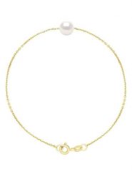 Pearl Addict Złota bransoletka z perłą rozmiar: onesize. Żółte bransoletki Pearl Addict, z perłą, złote. Za 215.45 zł.