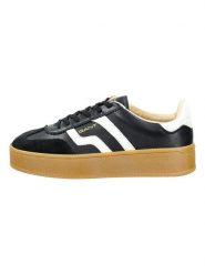 GANT Footwear Skórzane sneakersy "Cuzmani" w kolorze czarnym rozmiar: 38. Czarne trampki GANT Footwear, bez wzorów, bez zapięcia. Za 382.89 zł.