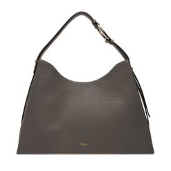 Torebka Furla. Szare torebki klasyczne Furla, bez wzorów, bez dodatków. Za 2,019.00 zł.
