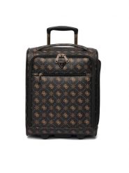 Guess Walizka kabinowa TWGP98 90972 Brązowy. Brązowe walizki Guess, z aplikacjami. Za 829.99 zł.