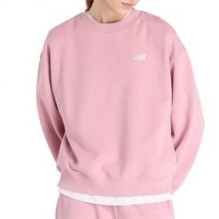 Bluza sportowa damska New Balance WT41508PTF. Czerwone bluzy New Balance, l, bez wzorów, bez kaptura. Za 326.00 zł.