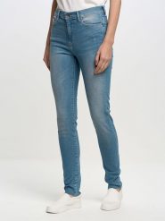 BIG STAR Dżinsy - Slim fit - w kolorze niebieskim rozmiar: W31/L30. Niebieskie jeansy Big Star, l, z aplikacjami. Za 144.99 zł.