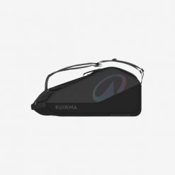 Torba tenisowa termoizolacyjna Kuikma XL Pro 12R Gaël Monfils. Czarne torby na ramię ARTENGO, bez wzorów, sportowe, na ramię, duże, bez dodatków. Za 379.99 zł.