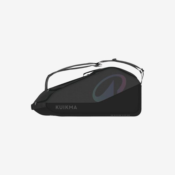 Torba tenisowa termoizolacyjna Kuikma XL Pro 12R Gaël Monfils. Czarne torby na ramię ARTENGO, bez wzorów, sportowe, na ramię, duże, bez dodatków. Za 379.99 zł.