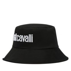 Kapelusz Just Cavalli. Czarne kapelusze Just Cavalli, bez wzorów. Za 294.99 zł.