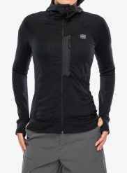 Bluza z kapturem damska Turbat Ilma Hood. Czarne bluzy TURBAT, l, bez wzorów, z elastanu, z kapturem. Za 369.99 zł.