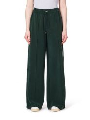 Scotch & Soda Spodnie w kolorze ciemnozielonym rozmiar: M. Zielone spodnie materiałowe Scotch & Soda, m, bez wzorów, z materiału, z podwyższonym stanem. Za 249.95 zł.