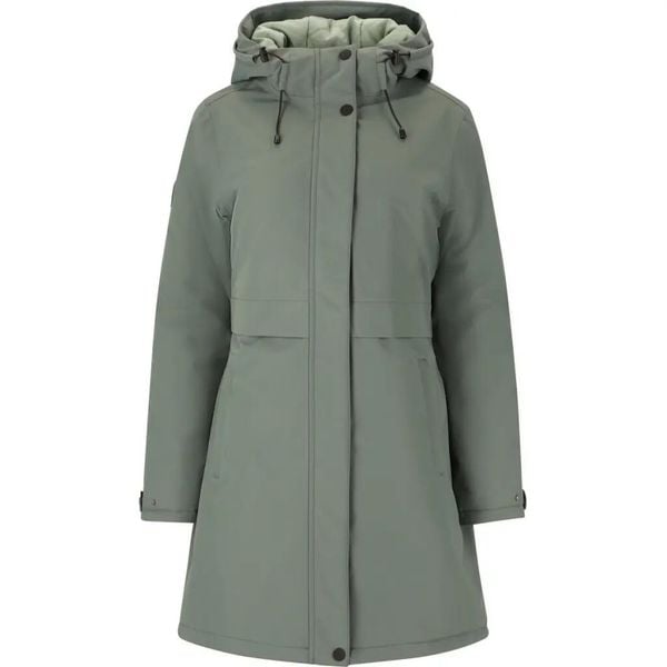 Parka dla kobiet Whistler Mullie V2 W-Pro 10000. Zielone parki Whistler, uniwersalny, z materiału, eleganckie, bez kaptura. Za 389.50 zł.