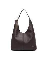Calvin Klein Torebka Slouchy Leather Md Shoulder Bag LV04F3543G Brązowy. Brązowe torebki klasyczne Calvin Klein, bez wzorów, ze skóry, bez dodatków. Za 1,099.00 zł.