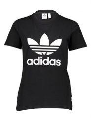 Adidas Koszulka w kolorze czarnym rozmiar: 36. Czarne bluzki Adidas, bez wzorów, bez kołnierzyka, bez ramiączek. Za 75.16 zł.