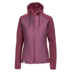 Bluza Sportowa Z Kapturem Damska Grace. Fioletowe bluzy Trespass, l, z aplikacjami, z elastanu, z kapturem. Za 408.99 zł.
