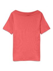 Vero Moda Koszulka w kolorze różowym rozmiar: XXL. Różowe bluzki Vero Moda, xxl, bez wzorów, bez kołnierzyka, bez ramiączek. Za 70.24 zł.
