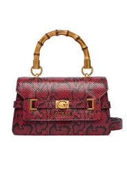 Guess Torebka Sibel HWKP95 06200 Czerwony. Czerwone torebki klasyczne Guess, z aplikacjami, ze skóry, bez dodatków. Za 679.99 zł.