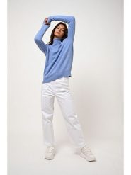 AUTHENTIC CASHMERE Kaszmirowy sweter "Gardoria" w kolorze błękitnym rozmiar: XXL. Niebieskie swetry AUTHENTIC CASHMERE, xxl, bez wzorów, z kaszmiru, bez ramiączek. Za 347.99 zł.