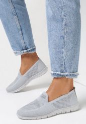 Szare Tenisówki Dubost. Szare trampki Born2be, bez wzorów, bez zapięcia. Za 44.99 zł.