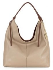 Anna Morellini Skórzana torebka "Samuela" w kolorze beżowym - 38 x 30 x 10 cm rozmiar: onesize. Brązowe torby na ramię Anna Morellini, bez wzorów, z materiału, na ramię, bez dodatków. Za 339.99 zł.