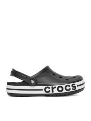 Crocs Klapki C-BAYABAND CLOG 205089-066 W Czarny. Czarne klapki Crocs, bez wzorów, z materiału, bez obcasa. Za 229.99 zł.