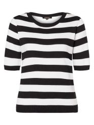 More & More Sweter w kolorze czarno-białym rozmiar: 38. Białe swetry More & More, bez wzorów, bez ramiączek. Za 82.99 zł.