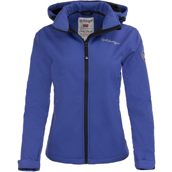 Damska Kurtka Softshell Spitsbergen – Wiatroszczelna i Oddychająca. Fioletowe kurtki sportowe ZEAGLE, bez wzorów, z softshellu, bez kaptura. Za 269.99 zł.