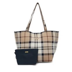 Torebka Barbour. Brązowe shopper Barbour, bez wzorów, bez dodatków. Za 739.99 zł.