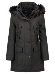 Geographical Norway Parka "Corta" w kolorze czarnym rozmiar: M. Czarne parki Geographical Norway, m, bez kaptura. Za 349.44 zł.