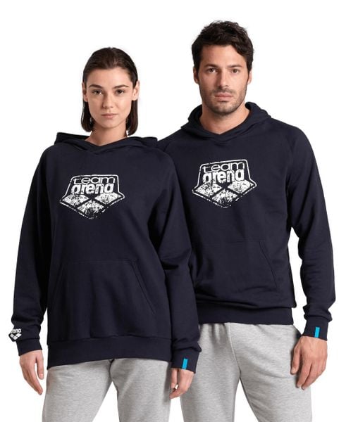 Bluza Arena Arena Hooded Sweat Graphic z kapturem. Niebieskie bluzy Arena, s, bez wzorów, z bawełny, z kapturem. Za 325.50 zł.