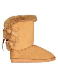 Geographical Norway Kozaki zimowe "Omarie" w kolorze jasnobrązowym rozmiar: 38. Brązowe kozaki Geographical Norway, na zimę, z futra, bez obcasa, bez zapięcia. Za 87.81 zł.