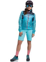 Schöffel Kurtka hybrydowa "Flow Trail" w kolorze błękitnym rozmiar: 42. Niebieskie kurtki sportowe Schöffel, bez wzorów, z materiału, bez kaptura, outdoorowe. Za 215.21 zł.