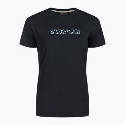 Koszulka damska Napapijri S-Kreis. Niebieskie bluzki Napapijri, m, bez wzorów, sportowe, bez kołnierzyka, bez ramiączek. Za 149.99 zł.