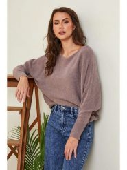 Joséfine Sweter "Hajos" w kolorze brązowym rozmiar: XL. Brązowe swetry Joséfine, xl, bez wzorów, z kaszmiru, bez ramiączek. Za 152.99 zł.