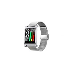 Smartwatch Zegarek Ciśnieniomierz Pełny Dotyk Srebrny Stalowy. Ciśnieniomierze Smart_Land. Za 188.01 zł.