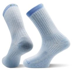 Skarpety sportowe z wełny Merino Teko ecoHIKE Medium Full Cushion 3.0. Niebieskie skarpety TEKO, bez wzorów, z materiału. Za 71.00 zł.