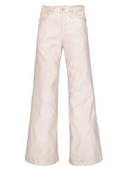 Garcia Dżinsy - Flared fit - w kolorze kremowym rozmiar: W27. Brązowe jeansy Garcia, z aplikacjami, z podwyższonym stanem. Za 205.93 zł.