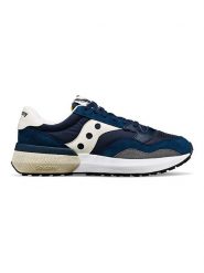 Saucony Sneakersy "Jazz NXT" w kolorze kremowo-granatowym rozmiar: 40,5. Brązowe trampki Saucony, bez wzorów, z materiału, bez zapięcia. Za 230.00 zł.