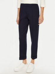 Olsen Chinosy 14002105 Niebieski Slim Fit. Niebieskie spodnie materiałowe Olsen, bez wzorów, z wiskozy. Za 359.99 zł.