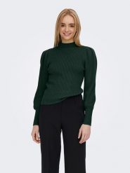 ONLY Sweter w kolorze ciemnozielonym rozmiar: L. Zielone swetry Only, l, bez wzorów, bez ramiączek. Za 112.45 zł.