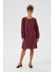 Cream Sukienka w kolorze bordowym rozmiar: 46. Czerwone sukienki Cream, na co dzień, z aplikacjami, z bawełny, bez kołnierzyka, bez ramiączek, midi, proste. Za 173.99 zł.