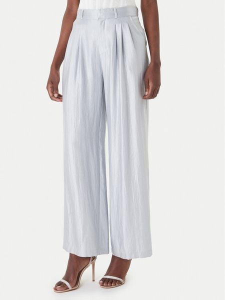 Eleh Spodnie materiałowe SS260403 Błękitny Relaxed Fit. Niebieskie spodnie materiałowe Eleh, bez wzorów, z materiału. Za 321.99 zł.