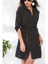 Milan Kiss Sukienka w kolorze czarnym rozmiar: M. Czarne sukienki Milan Kiss, na co dzień, m, bez wzorów, z tkaniny, bez kołnierzyka, bez ramiączek, mini, proste. Za 165.99 zł.